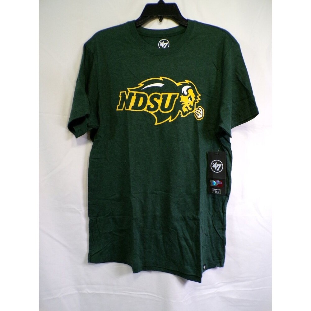 47 Brand NDSU Bison Men's Large Green Short Sleeve T-Shirt